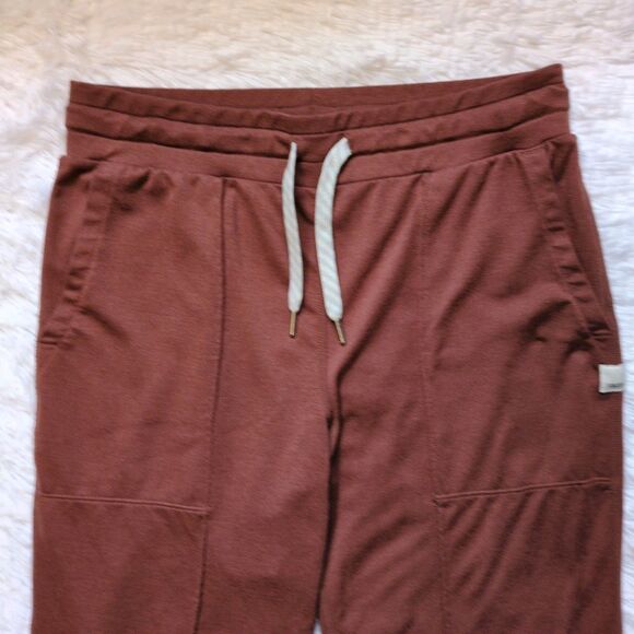 Vuori Halo Slim Flare DreamKnit Pants Women's Size Small Rosewood - Picture 4 of 10